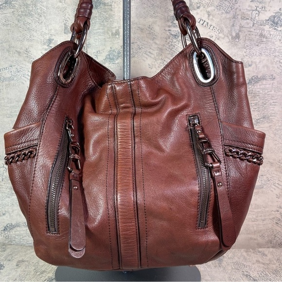 B. MAKOWSKY Alice Shoulder Bag Brandy - Picture 2 of 16